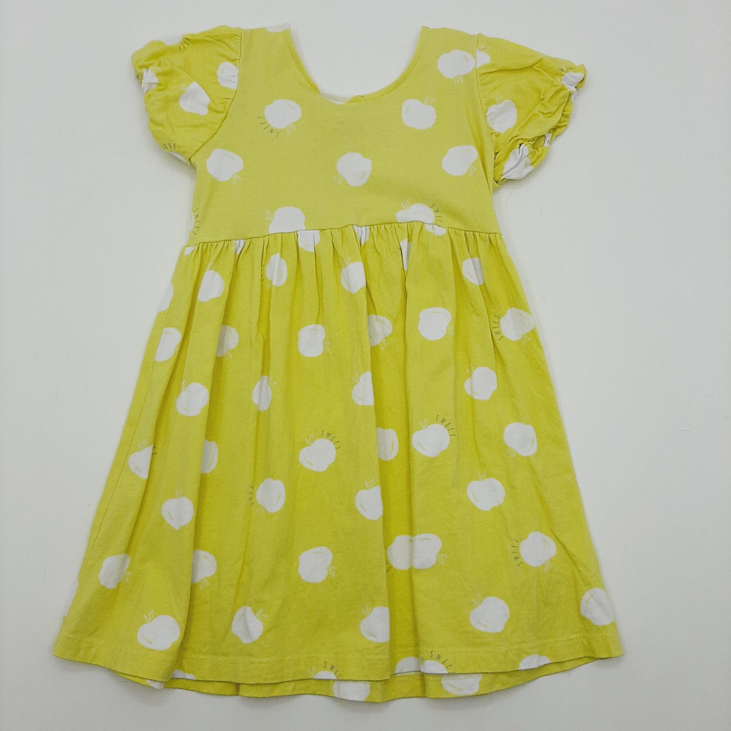 Vestido best sale lunares amarillo