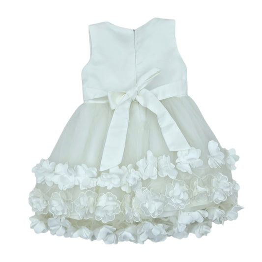 Vestido de gala blanco sin mangas — Talla Talla 3T | Usado