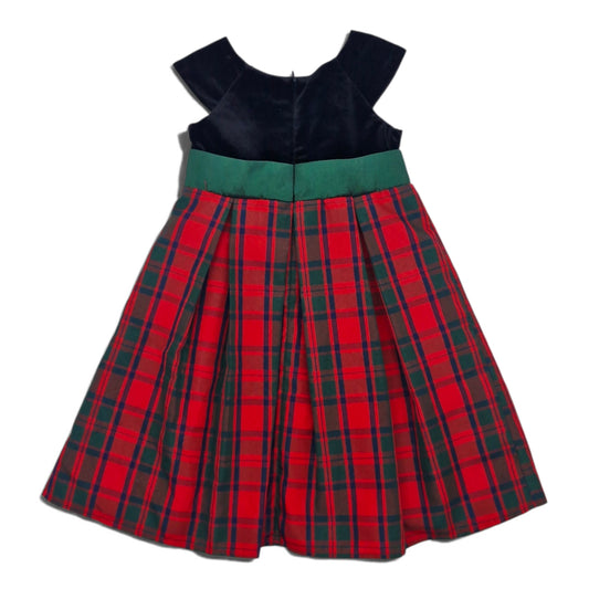 Vestido largo estilo escoces — Talla 3T | Usado