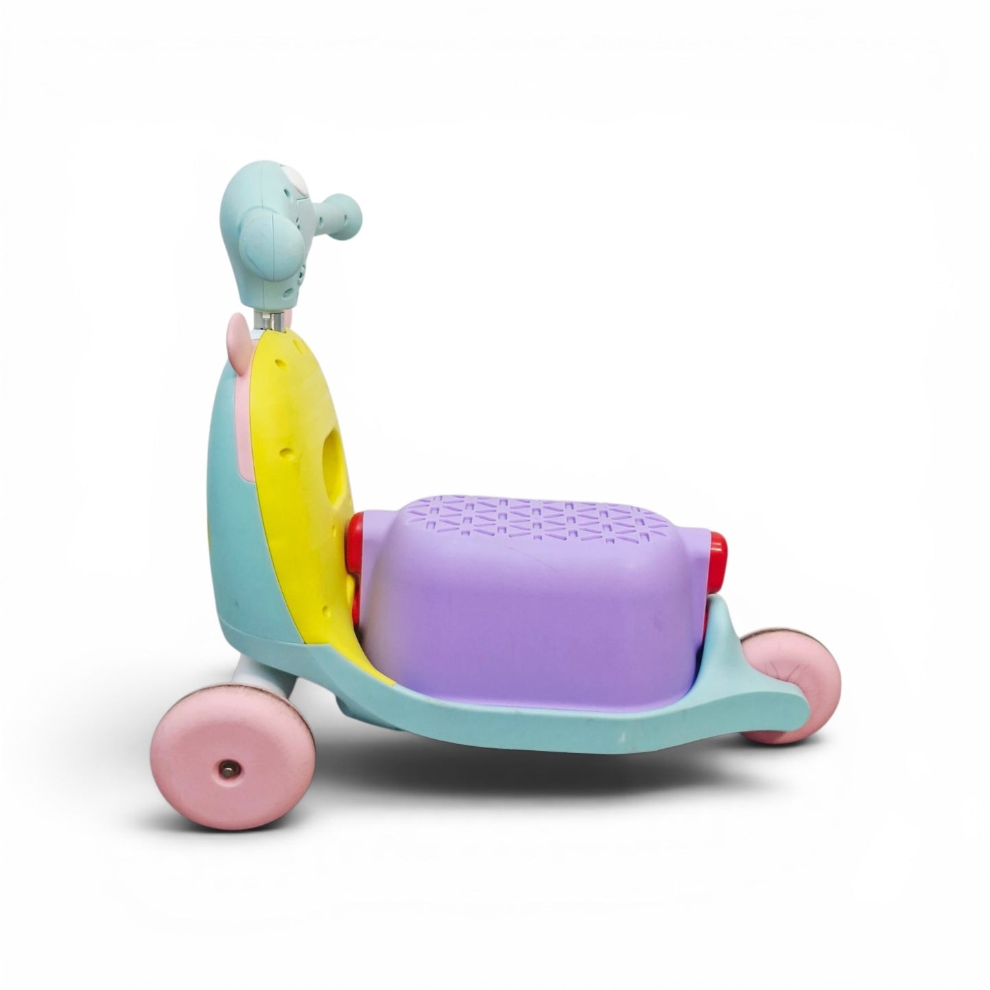Montable Skip Hop Unicornio 3 en 1 Verde Menta — Andadera, Montable y Patineta | Usado