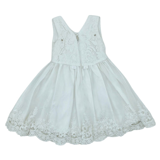 Vestido blanco crema — Talla 18 a 24 meses | Usado