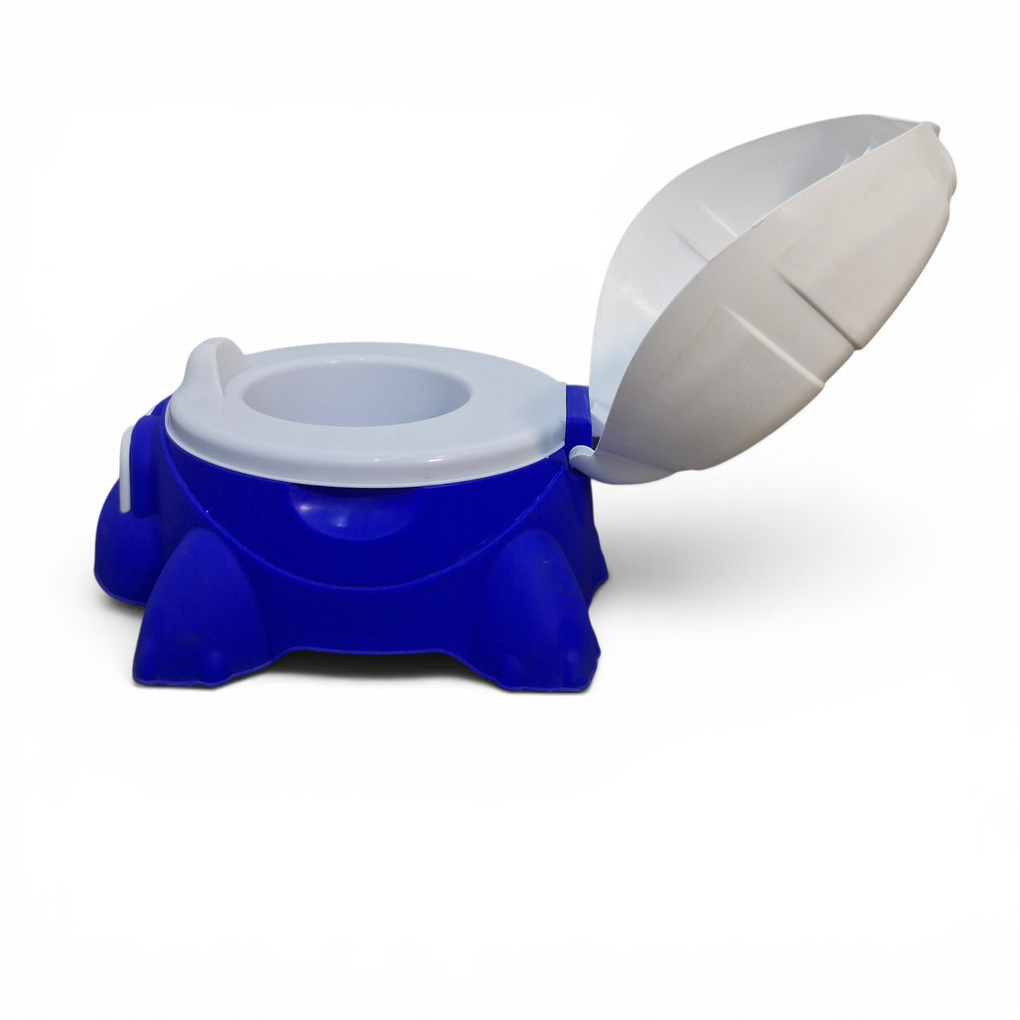 Vasenilla Tortuga Azul 4 en 1 — Orinal, Reductor, Banquito y Almacenador | Usada
