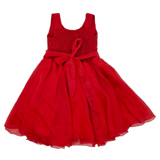 Vestido de gala rojo elegante — Talla Talla 2T | Usado