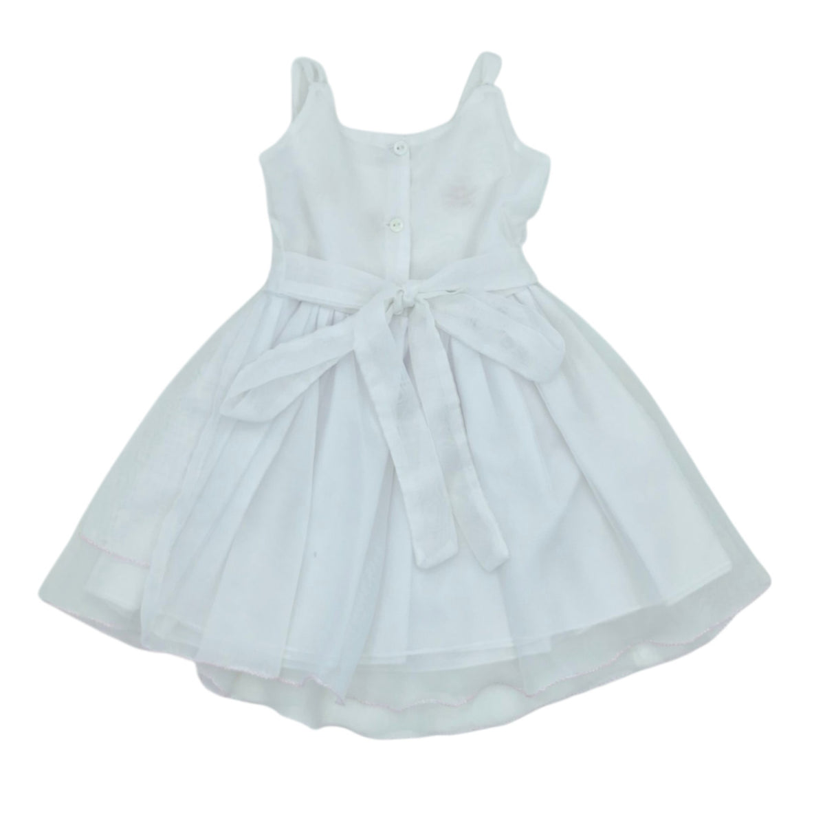 Vestido blanco elegante de tiras — Talla Talla 2T | Usado