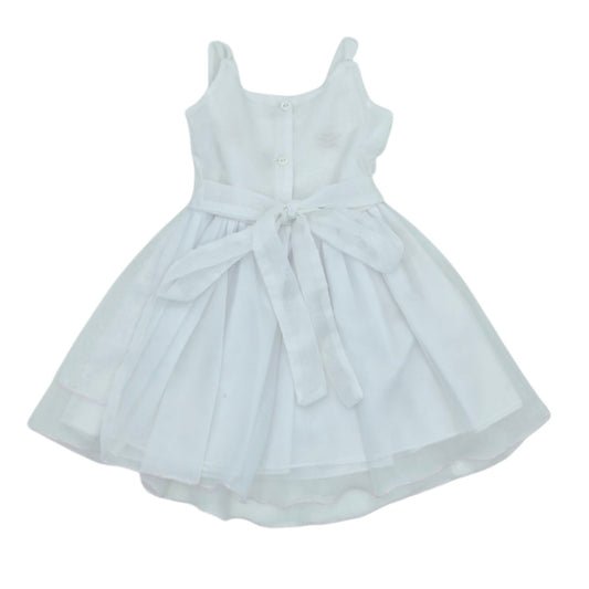 Vestido blanco elegante de tiras — Talla Talla 2T | Usado