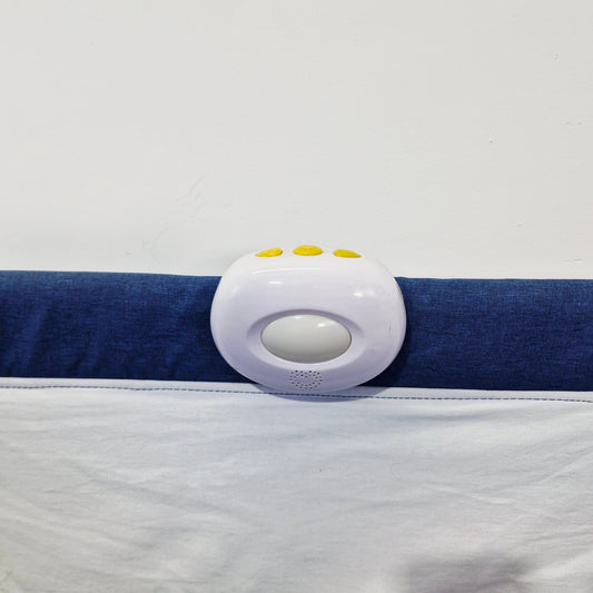 Cuna Colecho Happy Baby Azul Oscuro — Con Monitor de Ruido Blanco, Vibración y Luz | Usada