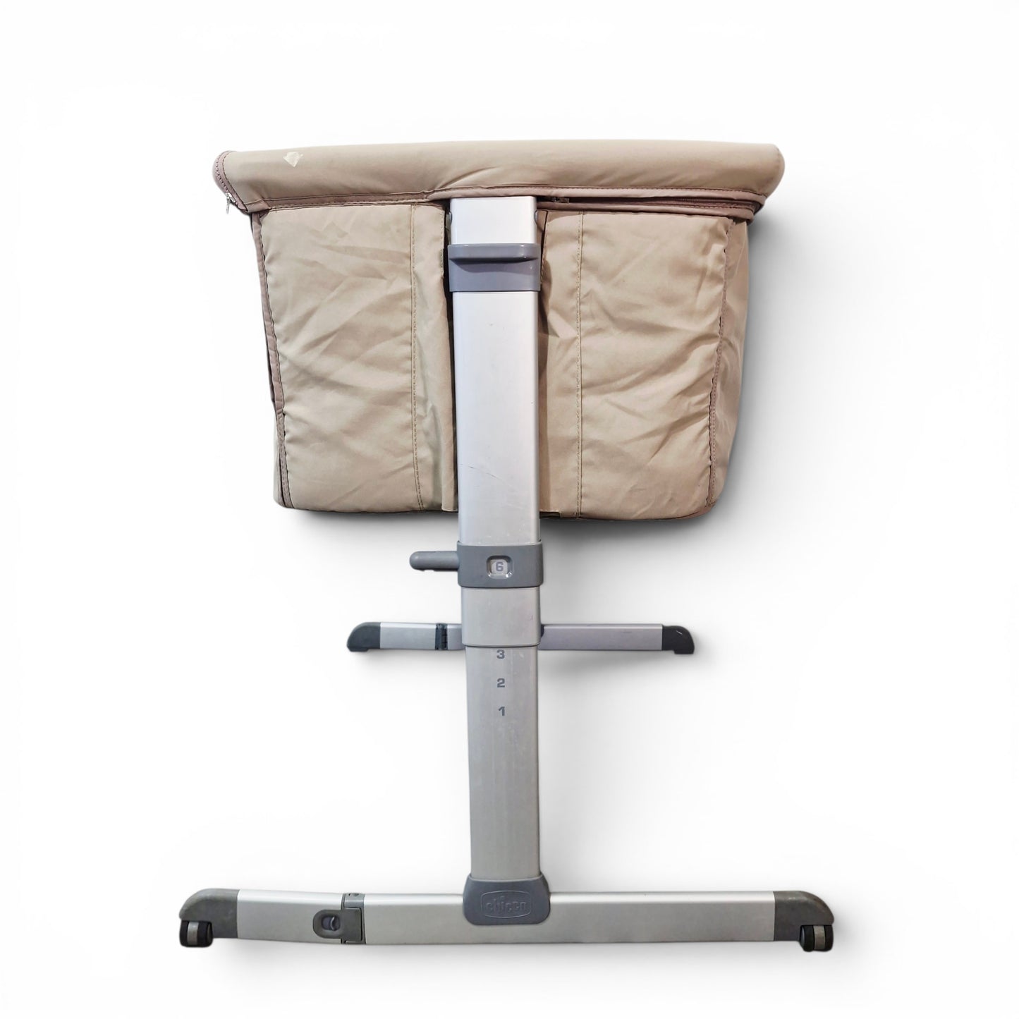 Cuna Colecho Chicco Next2Me Beige — 6 Niveles de Altura | Usada