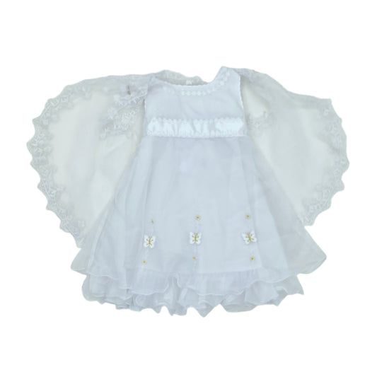 Vestido de bautizo - ajuar con capa — Talla 3 a 6 meses | Usado