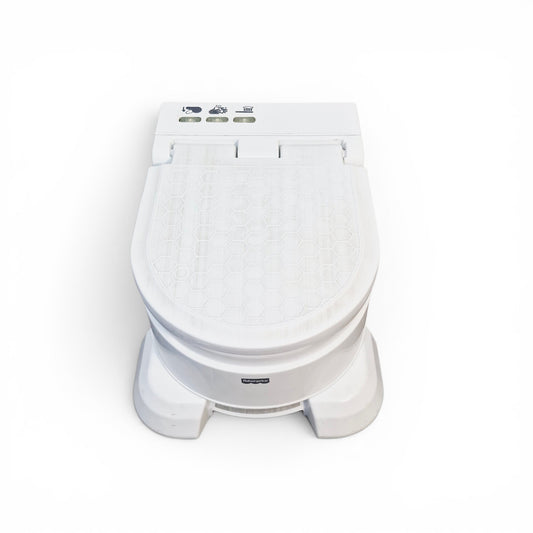 Vasenilla Fisher Price de lujo Blanca 4 en 1 — Con Sonidos Reales de Descarga | Usada