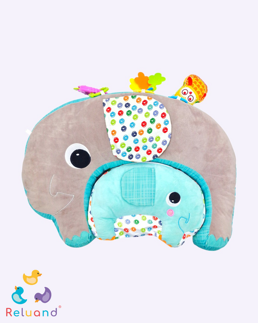 Dona de lactancía y cojín de cabecera, texturas acolchadas, livianas y prácticas para tu bebé.