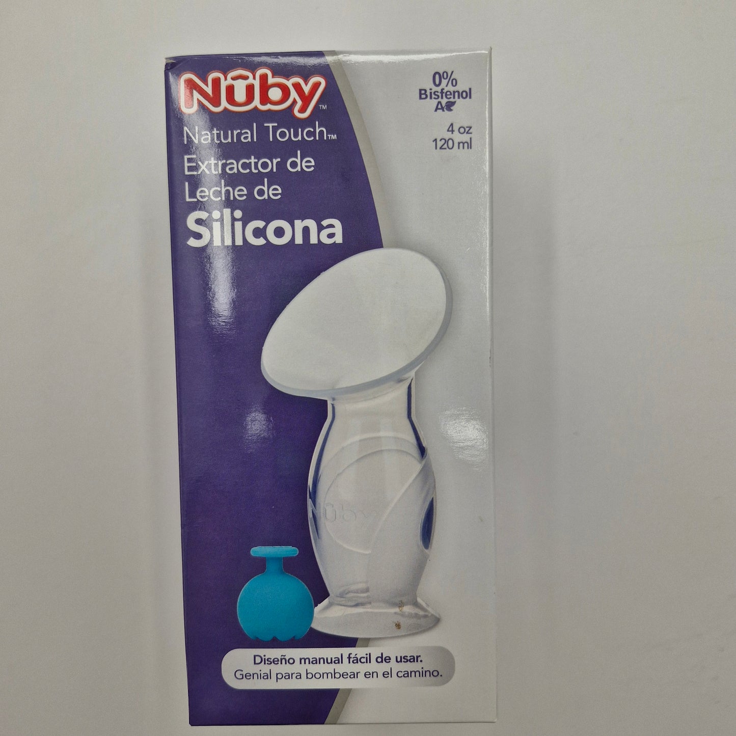 Extractor manual de leche en silicona - Nuby