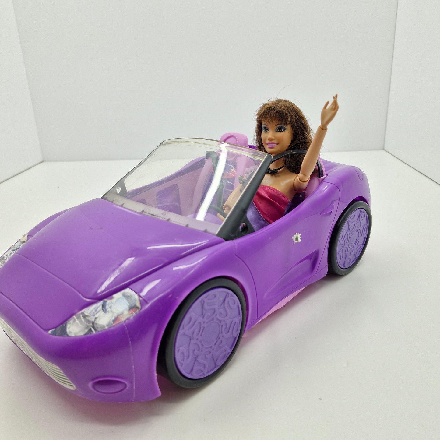 Carro morado Barbie Mattel