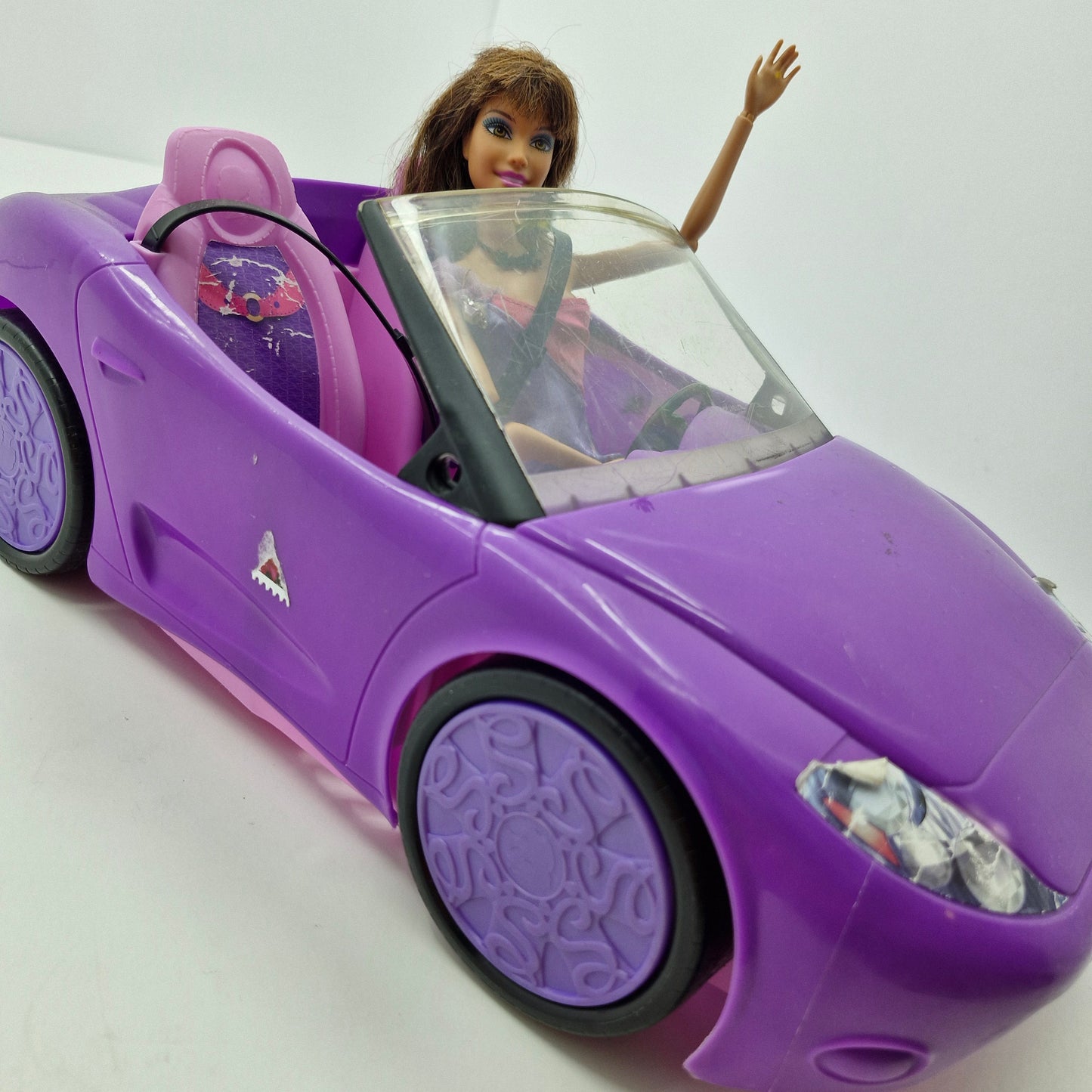 Carro morado Barbie Mattel