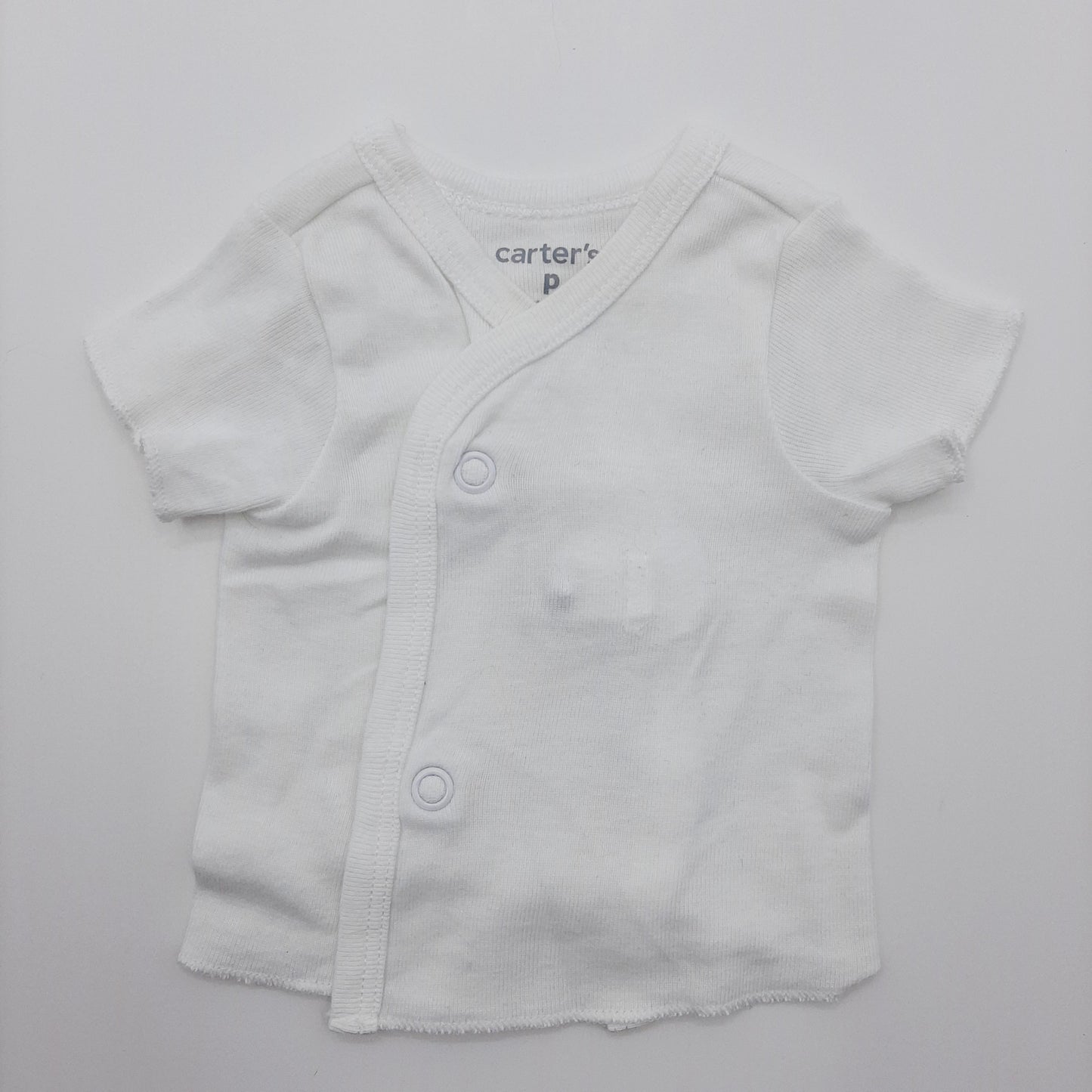 Camiseta básica blanca Prematuro Carter's Cod.1741