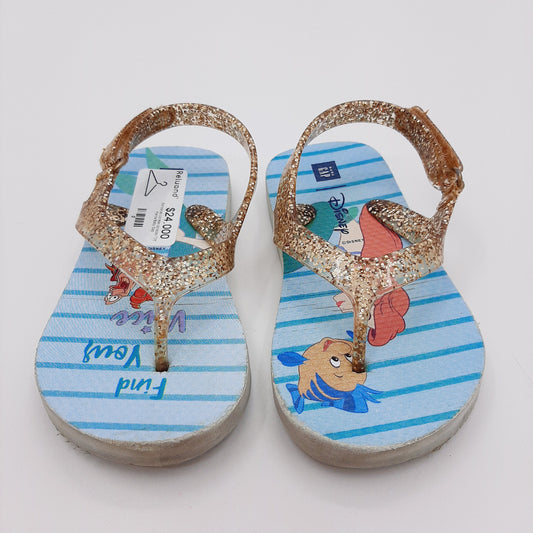 Sandalias correas doradas T25 marca Baby Gap