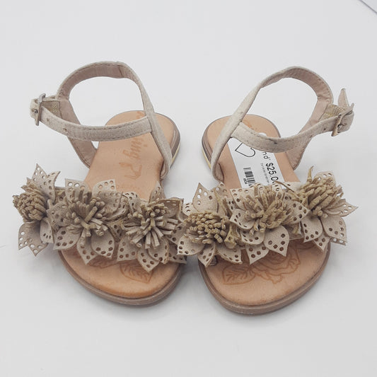 Sandalias de ebillas cafes T21