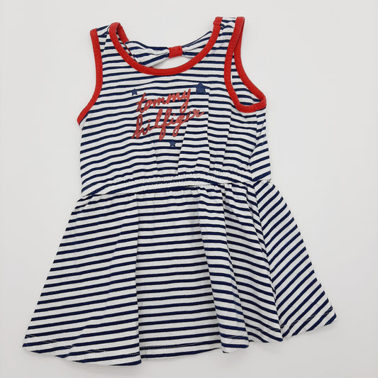 Vestido de rayas 24M marca Tommy