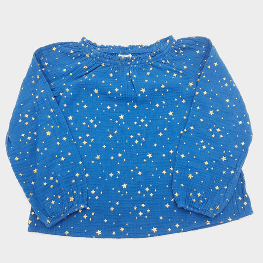 Blusa verde de estrellas 6T marca Cat & Jack