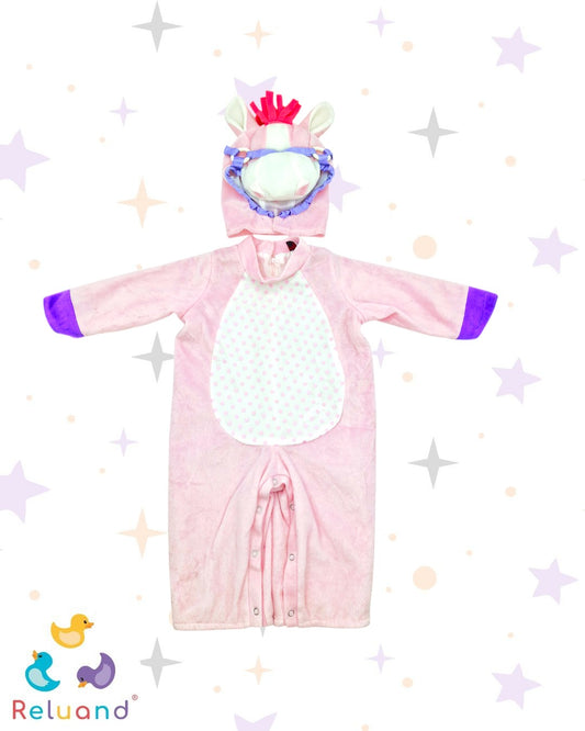 Disfraz de Pony Rosado de la marca Incharacter, talla 12 a 18 meses.