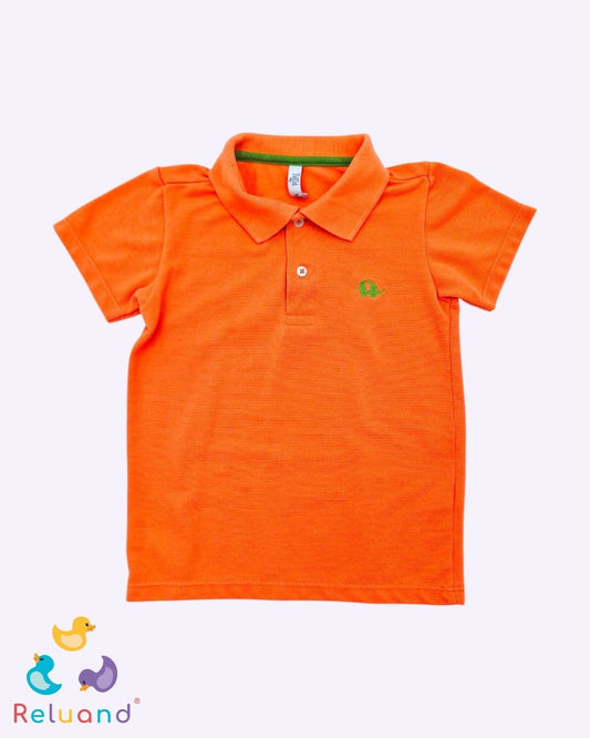 Camibuso naranja de la marca People, talla 4T.