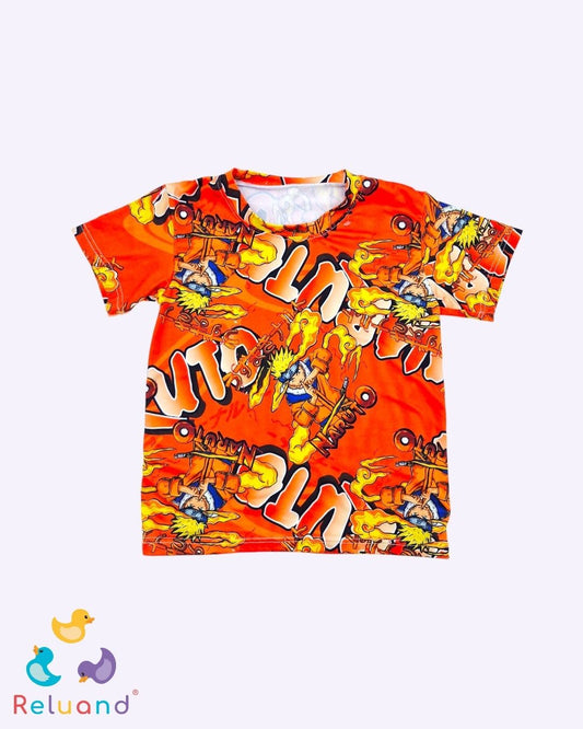 Camiseta de Naruto, talla 4T.