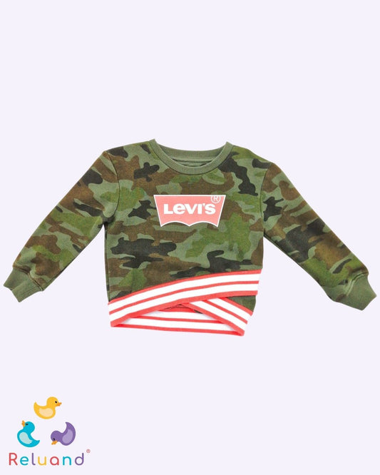 Buso estilo militar marca Levis, talla 2T.