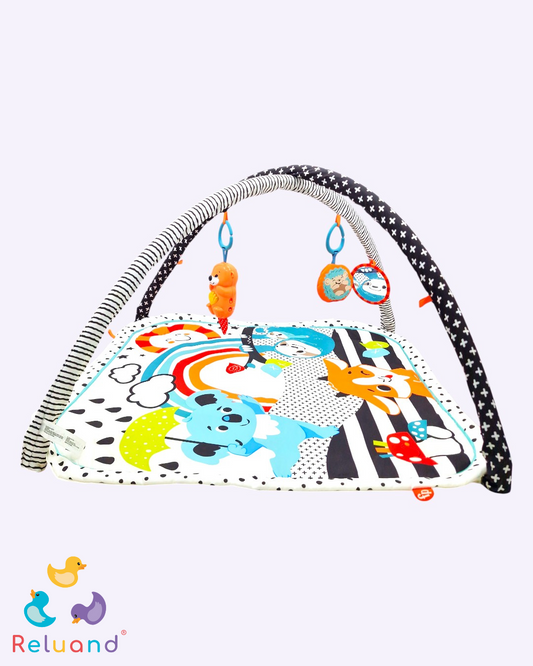 Gimnasio tapete para bebé estimulante en color blanco con koala. Marca Fisher Price, precio en el mercado nueva $330.000.