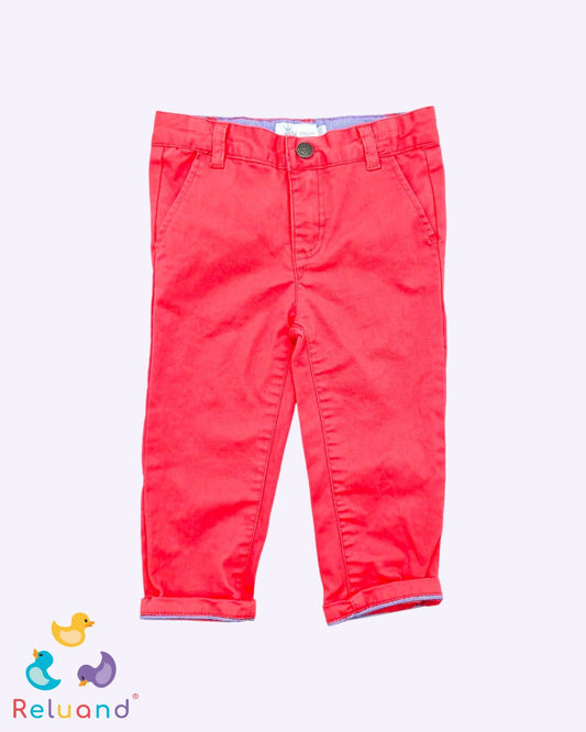 Pantalón color salmón de la marca Epk, talla 18 meses.