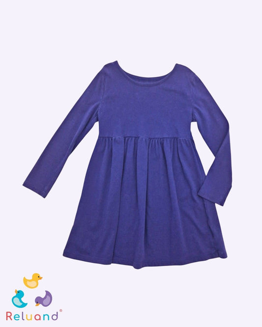 Vestido azul oscuro de la marca Old Navy, talla 4T.