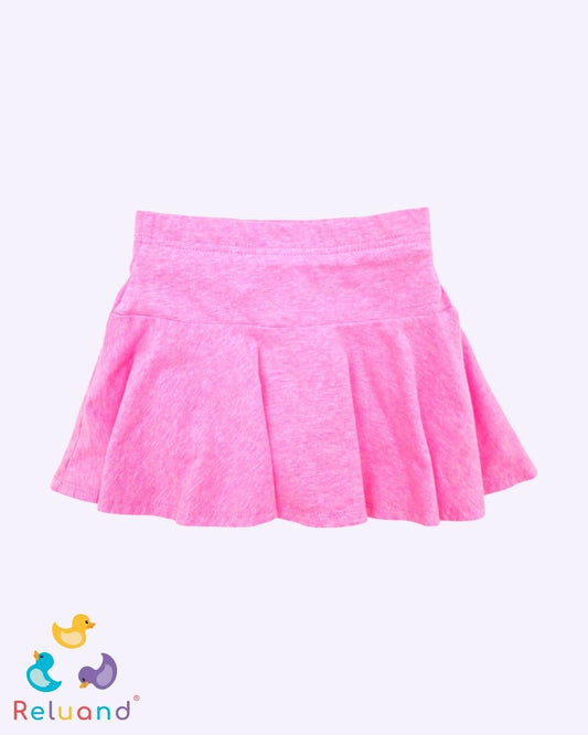 Falda short en color rosa de la marca Garanimals, talla 4T.