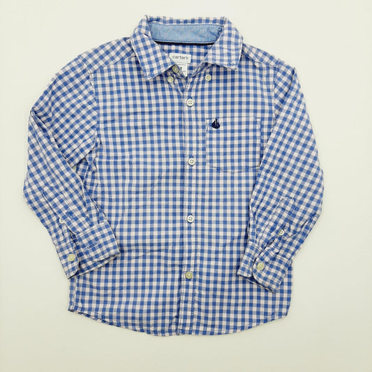 Camisa de cuadros marca Carter´s