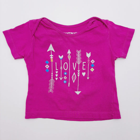 Blusa rosada love marca Baby Yampi