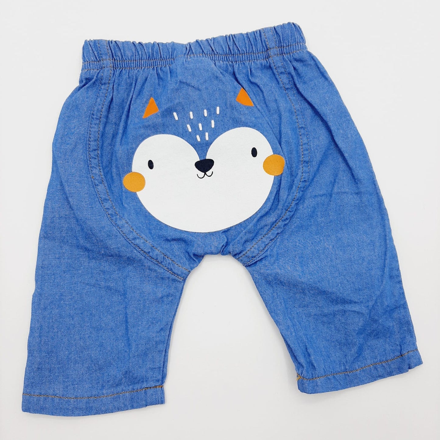 Pantalon jean claro 0-3M marca Tomaticos