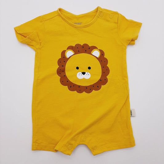 Jumper amarillo de leon 0-3M marca Offcorss