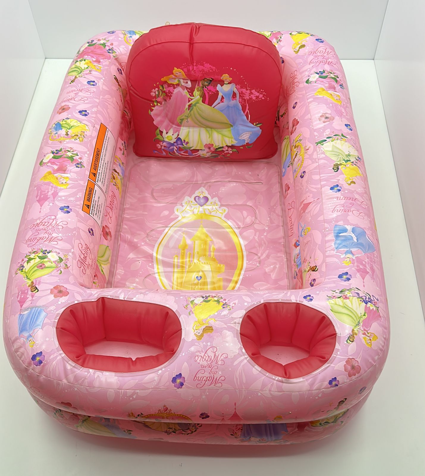 Bañera De Seguridad Inflable Portatil Disney Princesas Niña