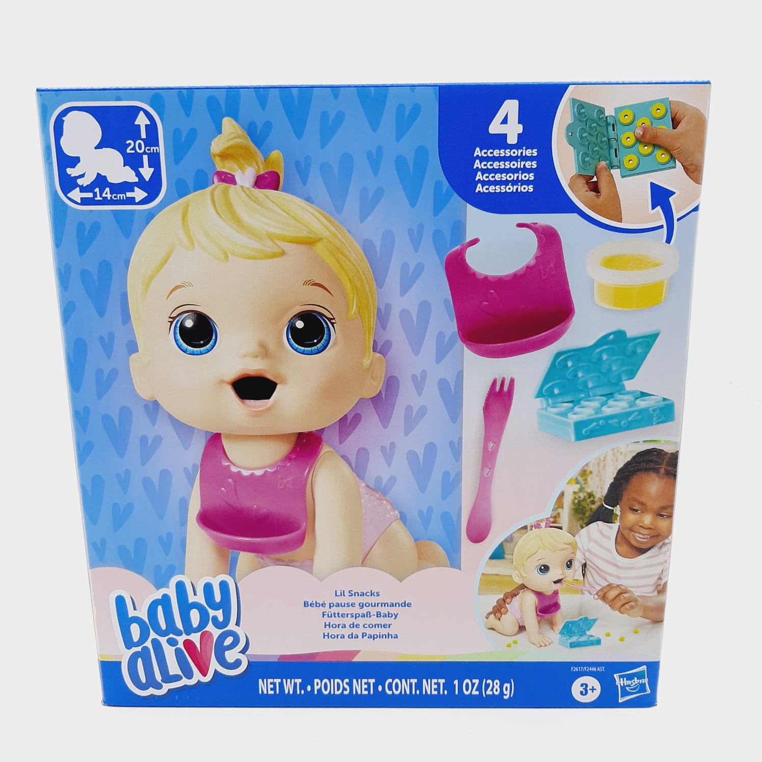 Baby Alive Lil Snacks: Bebe Hora de Comer