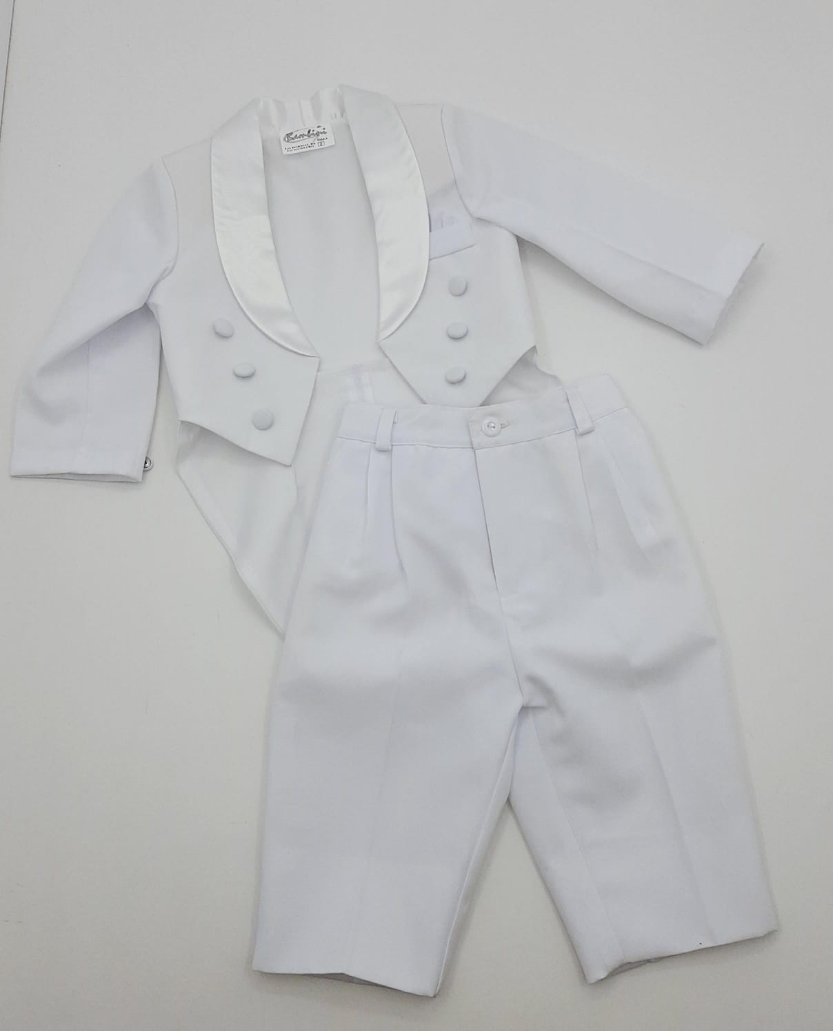 Traje blanco Bambini T2 Cod.698