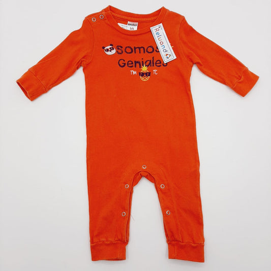 Pijama Naranja Tomaticos 3-6M Cod.1211