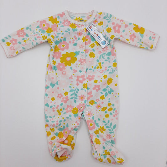 Pijama Flores 0-3M