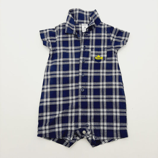 Jumper azul a cuadros marca Carters