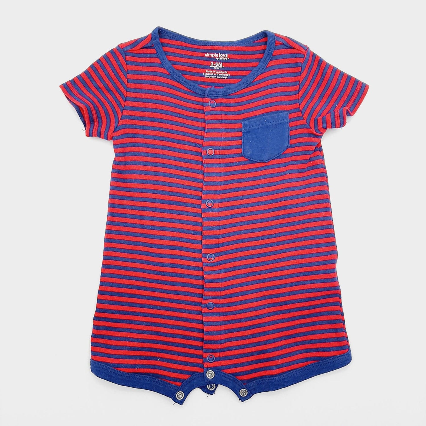 Jumper a rayas azules marca Carters