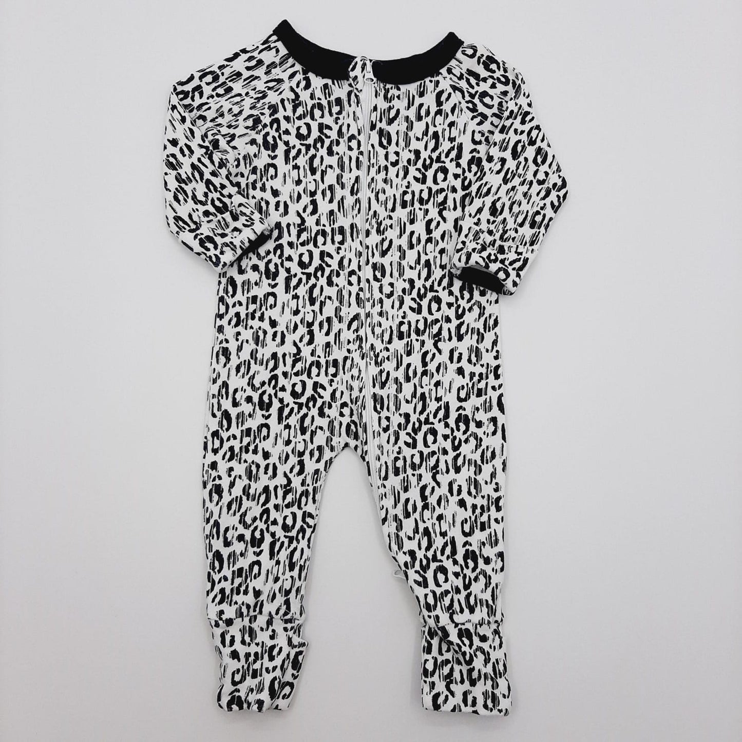 Pijama Animal print Blanco y negro