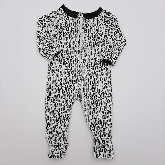 Pijama Animal print Blanco y negro