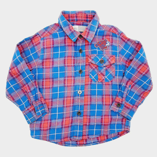 Camisa a cuadros rojos marca Offcorss