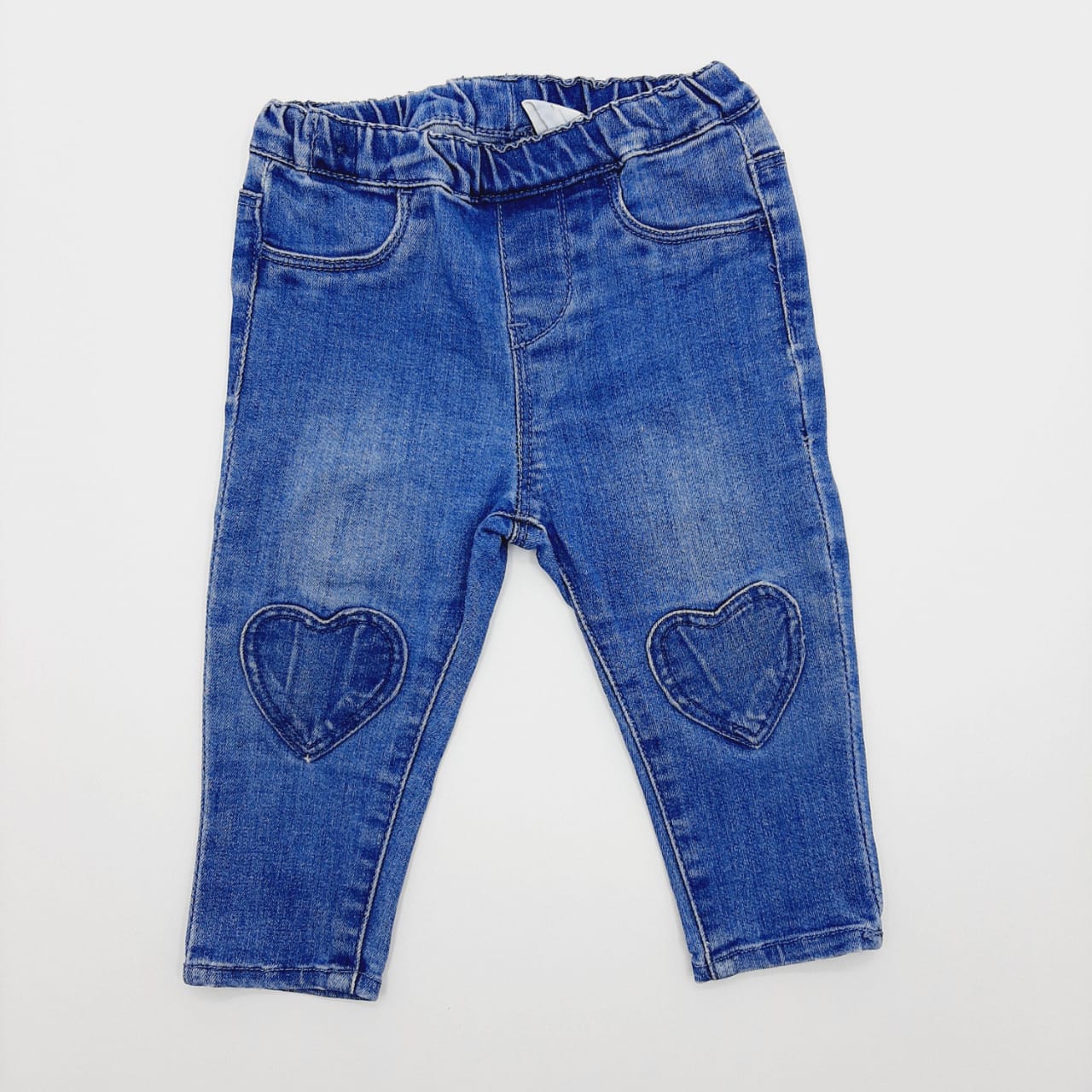 Pantalon jeans corazones marca H&M