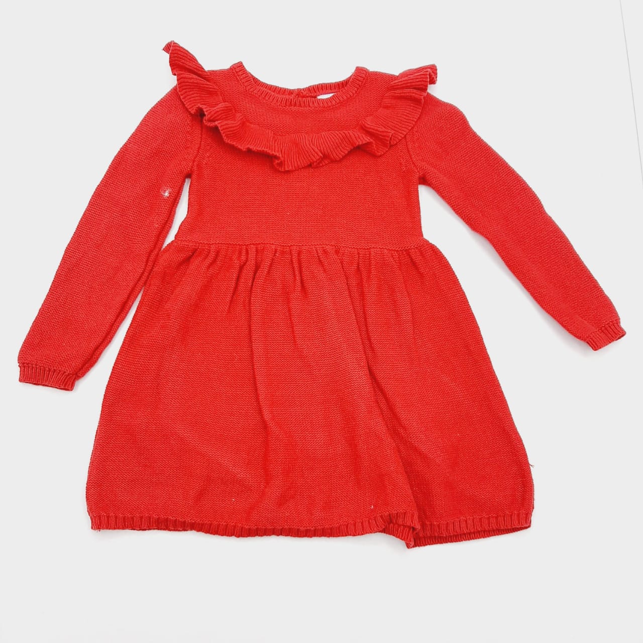 Vestido rojo tejido 24M marca Carter´s