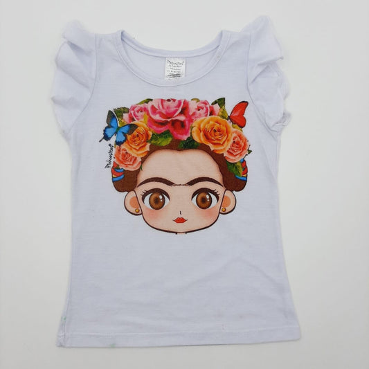 Blusa blanca Frida 4T