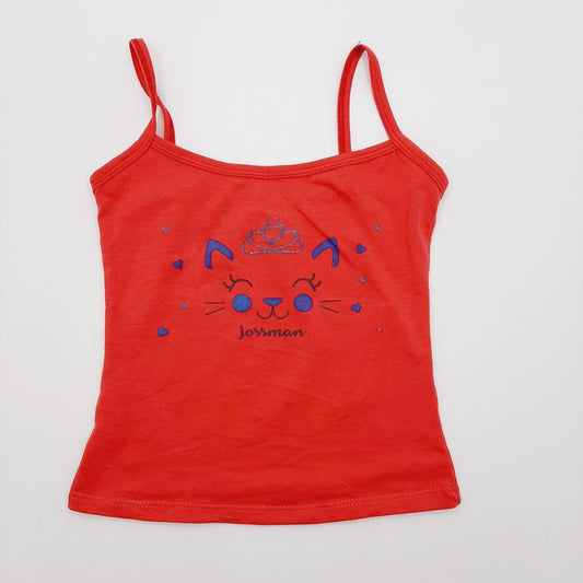 Blusa roja de gato 6T