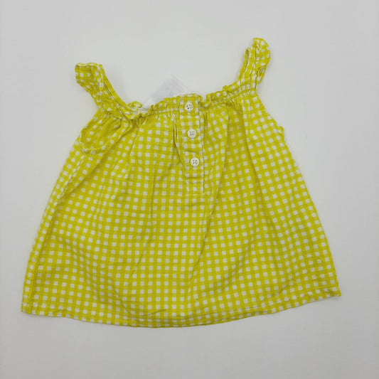 Blusa amarilla de tiritas 18M marca Carter´s