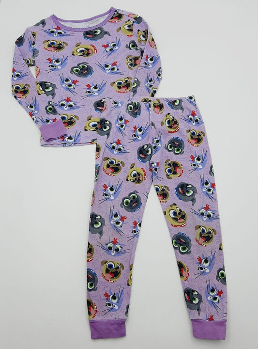 Pijama morada animalitos 4T marca Disney